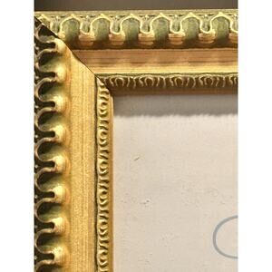 Antique Gold Custom Made Wood Frame For Belk Stores Baroque Home Accent 8 x 10